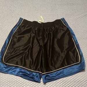Champion Men's Black and Blue Athletic Shorts